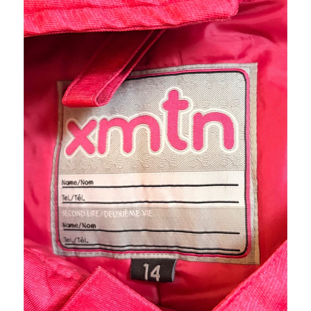 XMTN‎ Hot Pink Girls 14 Ski Snow Bib Overalls Pants Adjustable Straps - Picture 9 of 9